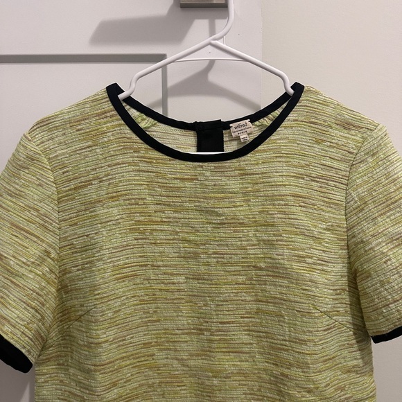 Aritzia Wilfred Heathered Green Blouse Short Sleeve T-shirt Size Medium Women’s - Picture 7 of 11